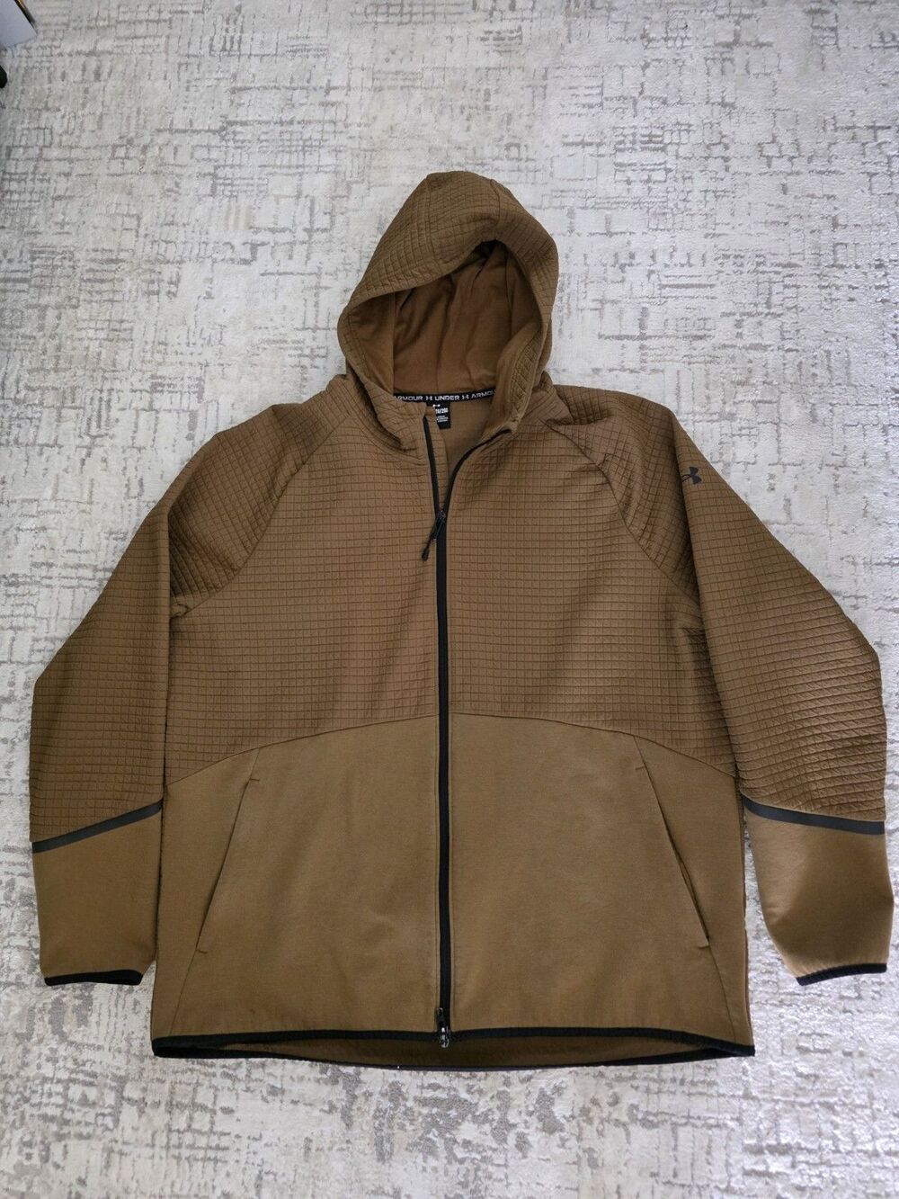 Under Armour Men's Unstoppable Fleece Textured Full-Zip Jacket size 2XL